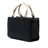 Prada Tessuto Metal Handle Bag Secondhand