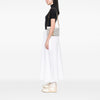Saint Laurent Croc Embossed Leather Monogram Cassandra Clasp Bag Secondhand