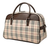 Burberry House Check Canvas Boston Bag Secondhand