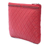 Chanel Medium Quilted Lambskin Chain Boy O Case Clutch Secondhand