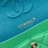 Chanel Small Classic Lambskin Rainbow Hardware Double Flap Secondhand