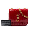 Saint Laurent Small Patent Monogram Vicky Chain Bag Secondhand