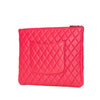 Secondhand Chanel Large Quilted Lambskin O Case Clutch