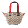 Gucci GG Canvas Web Tote Secondhand