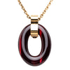 Louis Vuitton Gold Plated Resin Gimme a Clue Pendent Necklace Secondhand