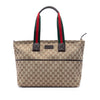 Gucci GG Canvas Web Tote Secondhand
