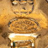 Chanel CC Gold Plated Round Clip On Earrings Secondhand