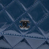 Chanel CC Quilted Patent Wallet On Chain Secondhand
