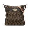 Fendi Zucca Canvas Selleria Crossbody Secondhand