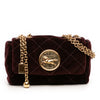 Chloé Small Quilted Velvet Heritage Shoulder Bag Secondhand