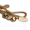 Secondhand Chanel Gold Plated Strass CC Faux Pearl Drop Pendant Necklace
