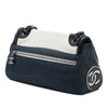 Chanel Tricolor Canvas and Leather No 5 Giant Mademoiselle Lock Flap Bag Secondhand