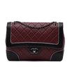 Chanel Paris-Salzburg Jumbo Bicolor Quilted Lambskin Tyrolean Flap Secondhand