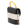 Chloé Tricolor Croc Embossed Leather Aby Lock Satchel Secondhand
