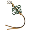 LOEWE Leather Anagram Key Ring and Bag Charm Secondhand