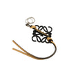 LOEWE Leather Anagram Key Ring and Bag Charm Secondhand
