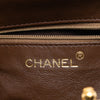 Chanel CC Quilted Suede Kiss Lock Handbag Secondhand