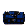 Chanel Medium Jersey Grid Single Flap Secondhand
