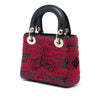 Dior Mini Smooth Calfskin Embroidered Heart Playing Cards Lady Dior Secondhand