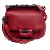 Gucci Medium Leather Bamboo Nouveau Fringe Crossbody Secondhand