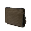 Bottega Veneta Nappa Intrecciato Double Zip Wristlet Clutch Secondhand
