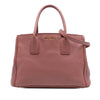Miu Miu Leather Madras Tote Secondhand