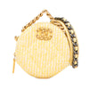 Secondhand Chanel Tweed 19 Round Clutch with Chain