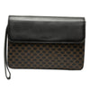 Celine Macadam Coated Canvas and Leather Clutch Secondhand