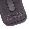 Prada Saffiano Trimmed Re Nylon Double Buckle Messenger Bag Secondhand