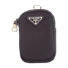 Prada Saffiano Trimmed Re Nylon Double Buckle Messenger Bag Secondhand