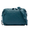 Bottega Veneta Mini Nappa Intrecciato Nodini Double Zip Crossbody Secondhand