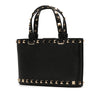 Valentino Mini Grainy Calfskin Rockstud Shopping Bag Secondhand