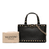 Valentino Mini Grainy Calfskin Rockstud Shopping Bag Secondhand