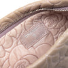 Chanel Embossed Metallic Lambskin Camellia Chain Pochette Secondhand