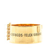 Chanel Gold Plated Rue Cambon Telephone Cuff Secondhand