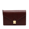 Saint Laurent Grained Calfskin Flap Clutch Secondhand