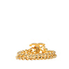 Chanel CC Gold Plated Turn Lock Bracelet Secondhand