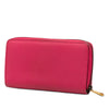 Gucci Grained Calfskin Web Logo Zip Around Wallet Secondhand