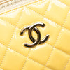 Chanel Quilted Patent Chain Double Zip Crossbody Secondhand