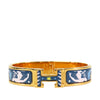 Hermès Narrow Enamel Sous le Charm d Orphee Clic H Bracelet PM Secondhand