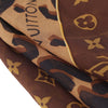 Louis Vuitton Monogram Leopard Print Silk Crepe Scarf Secondhand