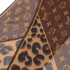 Louis Vuitton Monogram Leopard Print Silk Crepe Scarf Secondhand