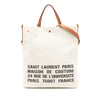 Saint Laurent Canvas Stencil Logo Convertible Tote Secondhand