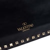 Valentino Large Leather Rockstud Clutch Secondhand