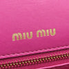 Miu Miu MM Paris Emiuticon Jacquard and Croc Embossed Patent Crystal Chain Crossbody Secondhand