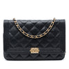 Chanel Quilted Caviar Boy Wallet on Chain Secondhand