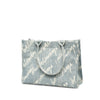 Balenciaga Small Denim Scribble Logo Hardware Satchel Secondhand