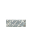 Balenciaga Small Denim Scribble Logo Hardware Satchel Secondhand