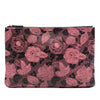 Chanel Large CC Quilted Calfskin Camellia Printed O Case Clutch Secondhand