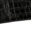 Balenciaga Croc Embossed Leather BB Phone Holder with Chain Secondhand